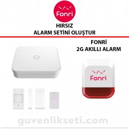 Fonri 2G Kablosuz Alarm - Kendi Setini Oluştur Fonri 2G Kablosuz Alarm - Kendi Setini Oluştur